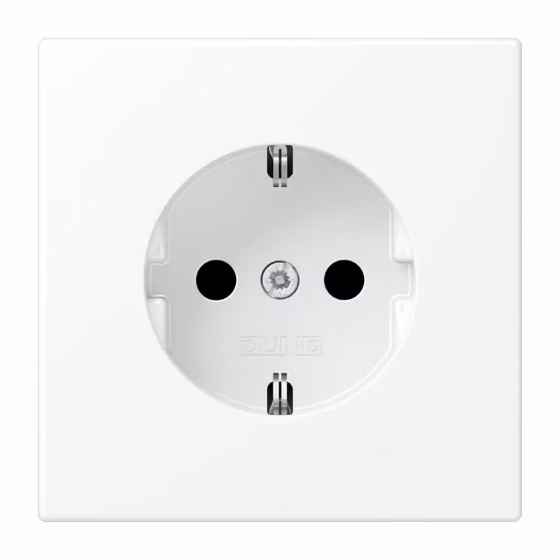 JUNG LS 1520 KI WWM Presa di corrente tipo F Bianco (LS1520KIWWM)