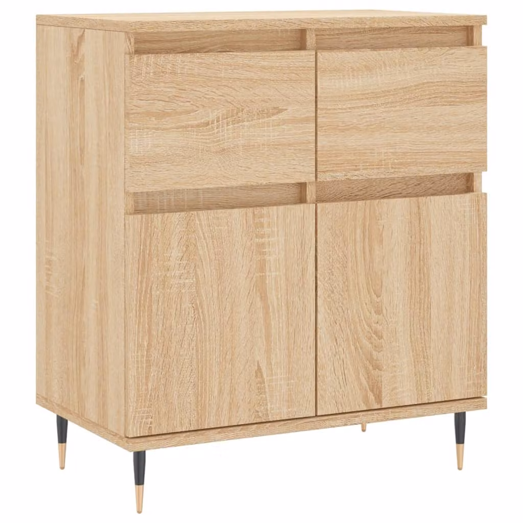 Credenza Rovere Sonoma 60x35x70 cm in Legno Multistrato