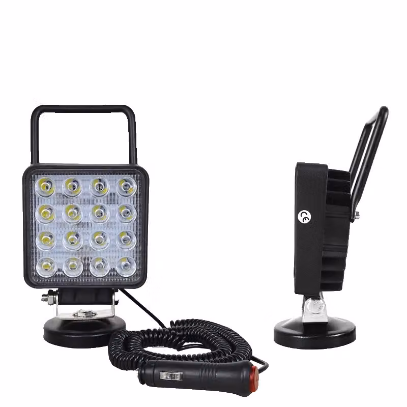 Lampada da lavoro a LED, potenza 48W, impermeabile IP67, 2 proiettori