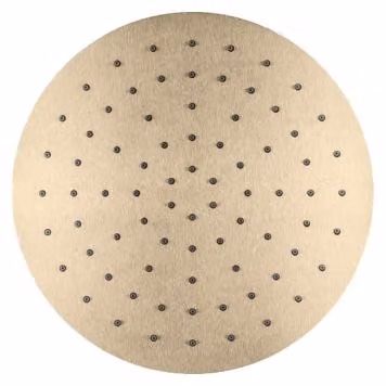 Herzbach LIVING SPA Doccia a pioggia Slim Ø250 mm in ottone e acciaio
