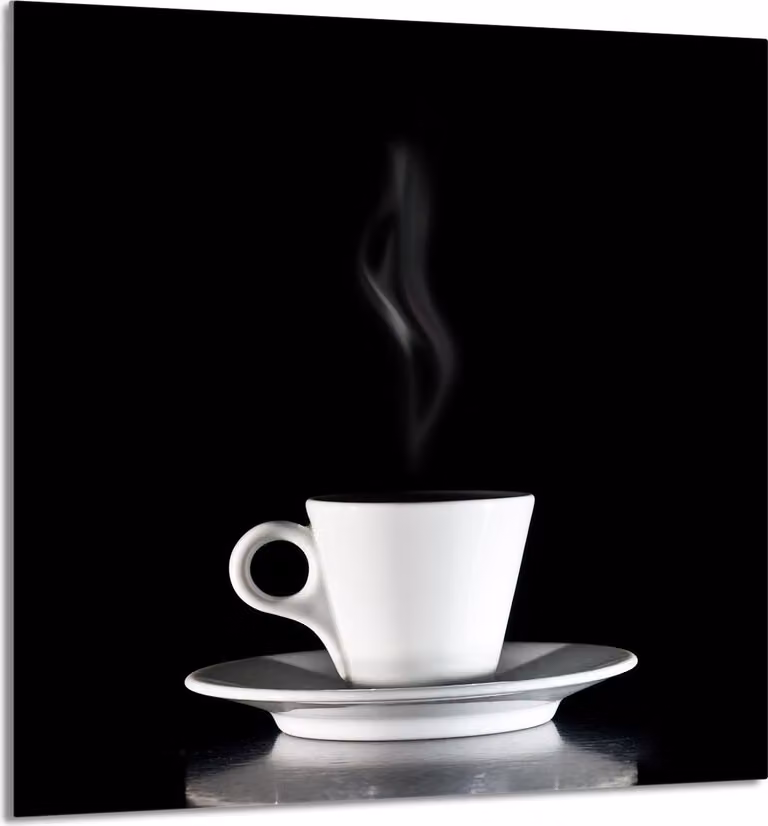PIATTO IN VETRO PER CUCINA 60x65 Caffè