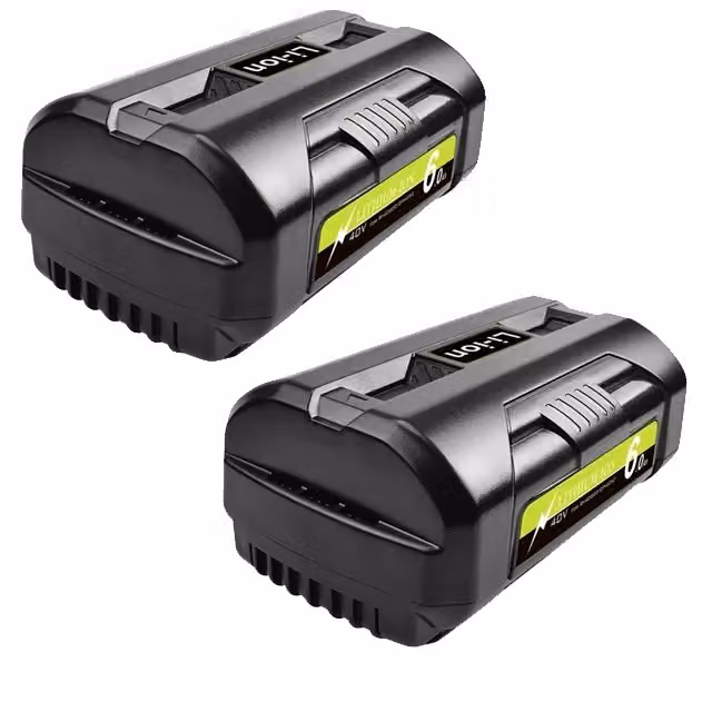 Batterie ricaricabili, compatibili con utensili elettrici a 40V, alta capacità di 6000mAh, 2