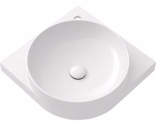 Lavabo angolare RAVAK Yard in Vetroceramica sanitaria bianca 28 x 28 x 12,5 cm XJX01228000