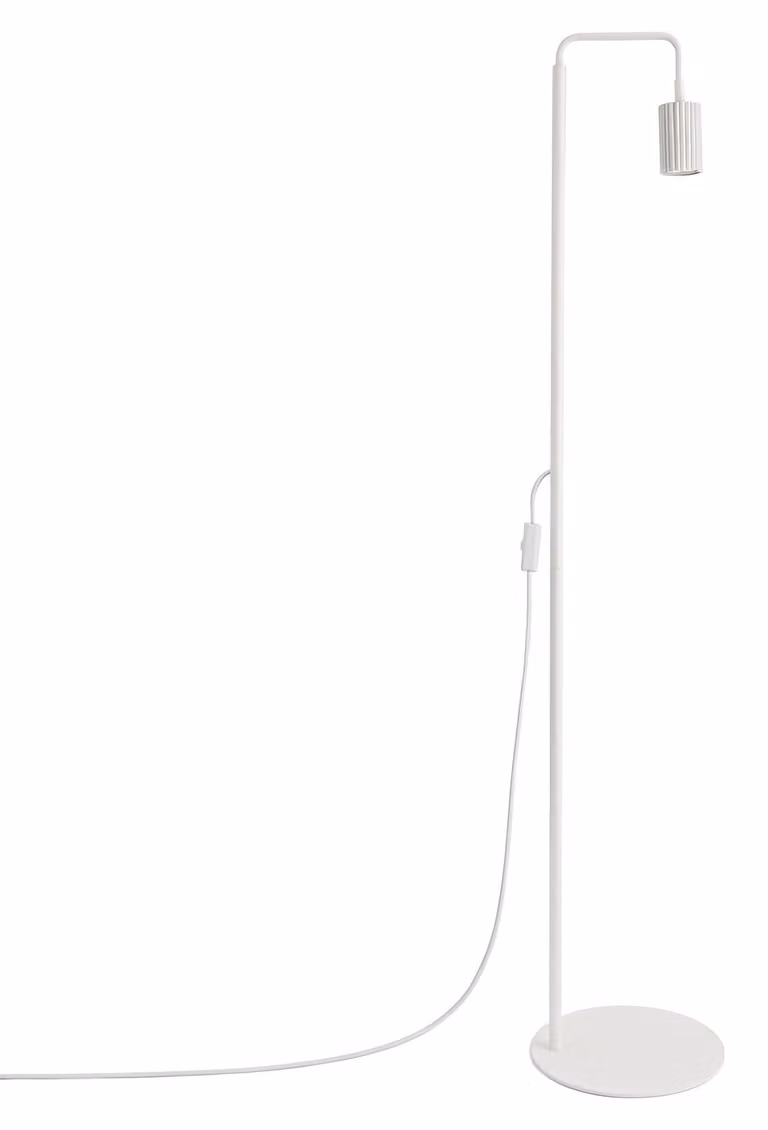 Lampada da terra KARBON 1 bianca 1xGU10 10W in alluminio 160x30x30 cm Sollux Lighting