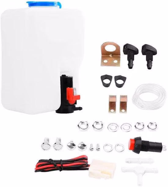 Spruzzatore universale per auto a 12V, con pompa e serbatoio