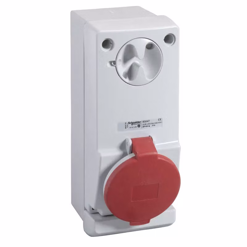 Presa a muro Schneider Electric con blocco di sicurezza, 16 A, 3p+N+E, 380-415 V CA, IP44 83036