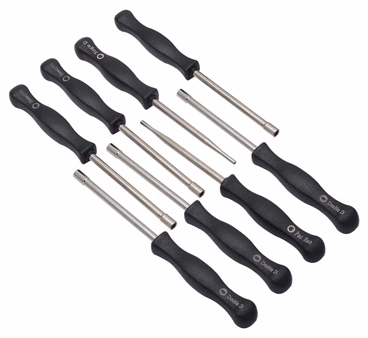 Set di strumenti per la regolazione delle viti - Regolazione del carburatore - Design ergonomico - Motori a due tempi - Tutti gli strumenti - Per la manutenzione e la riparazione...