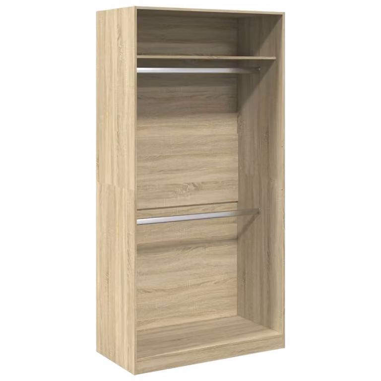 Armadio Rovere Sonoma 100x50x200 cm in Legno Multistrato