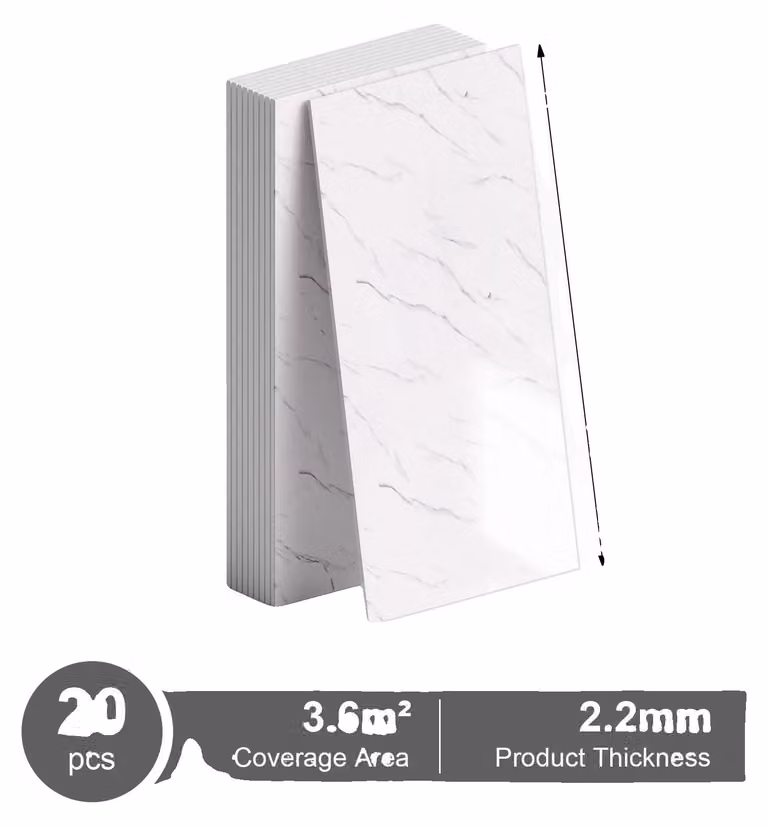Adesivi per piastrelle, autoadesivi, superficie impermeabile, QT-04-a, 40 pezzi-b