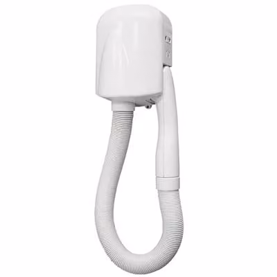 Asciugacapelli con tubo antistrappo