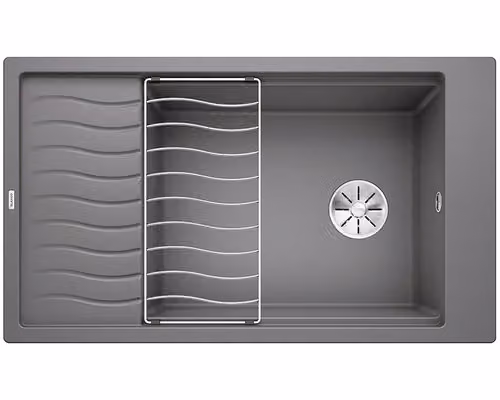 Lavello in granito Blanco ELON XL 8 S grigio roccia