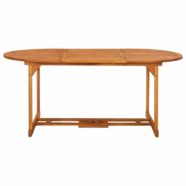 Tavolo da Pranzo per Esterni 180x90x75cm Legno Massello Acacia 315948