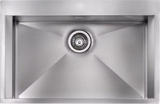 Lavello FOCUS MIX 3" 1 vasca ACCIAIO INOX INCASSO SLIM 77X50 prof. 19 015223.X2.01.2033
