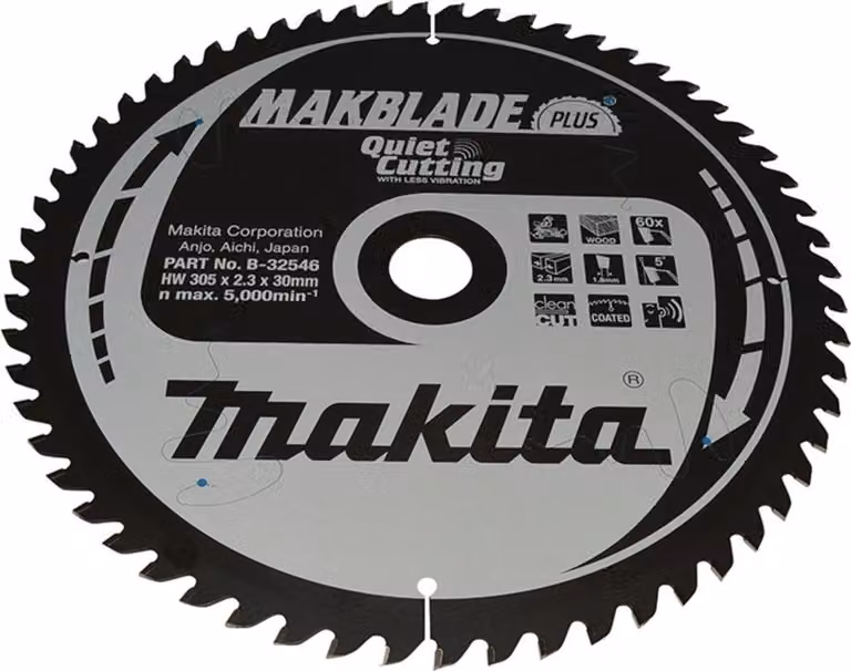 Sega Makita MAKBLADE+. 305x30x60Z B-32546
