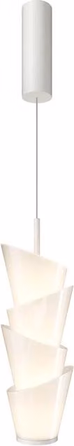 Maytoni Sospensione Moderna Seoul 1 luce LED integrato bianco metallo diffusore opalino