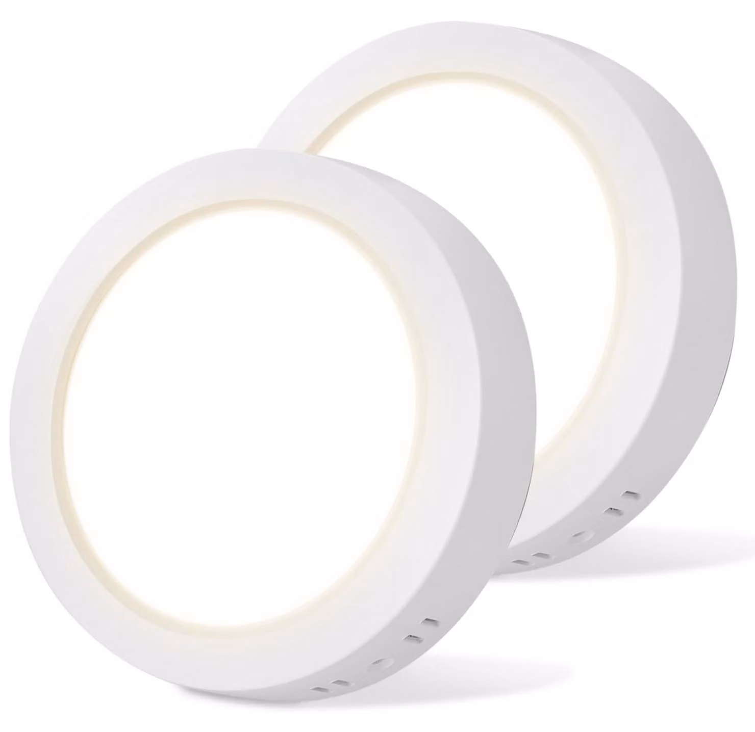 Lampada a soffitto LED Aigostar, 18W, 4000K, luminosità 2100LM, diametro 22,6 cm, confezione da 2 – 18W, 4000K, modalità B