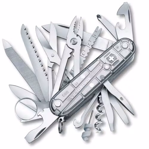Victorinox Swiss Army Knife Swiss Champ Multiuso 33 Funzioni - Argento