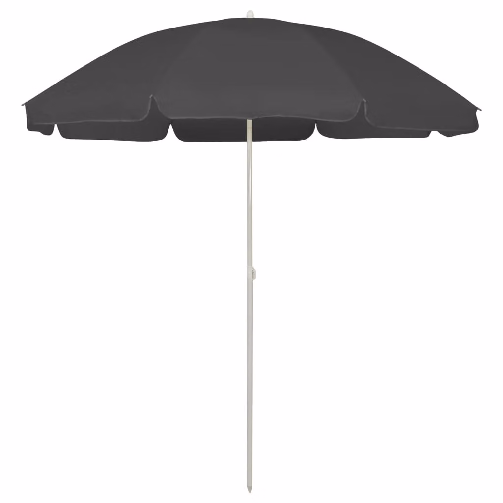 Maison Exclusive - Ombrellone da spiaggia antracite 240 cm