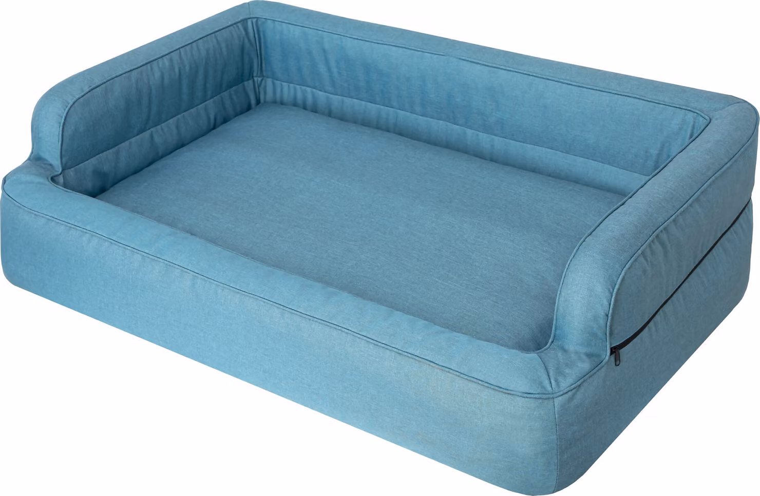 Letto per cani, arredamento per animali, letto per gatti, sfoderabile, cesto per cani, cuscino per cani, lettino per cani, posti letto, divano per cani, blu, XL: 96x62 cm