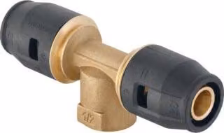 Geberit PushFit raccordo a T con filettatura femmina 16 x ½' filettatura femmina x 16, 650361001