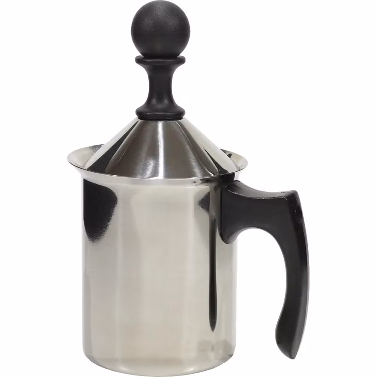 Montalatte GUSTO CASA in acciaio inox color argento, 400 ml