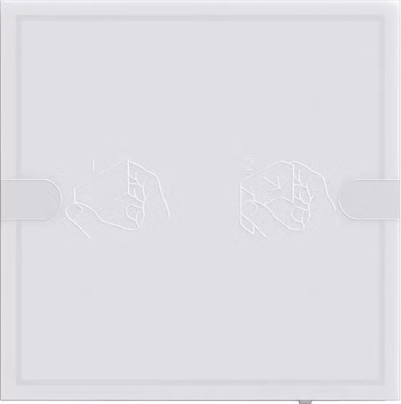 Gira Pulsante da incasso 4.95 24 V 1 polo bianco 5051003