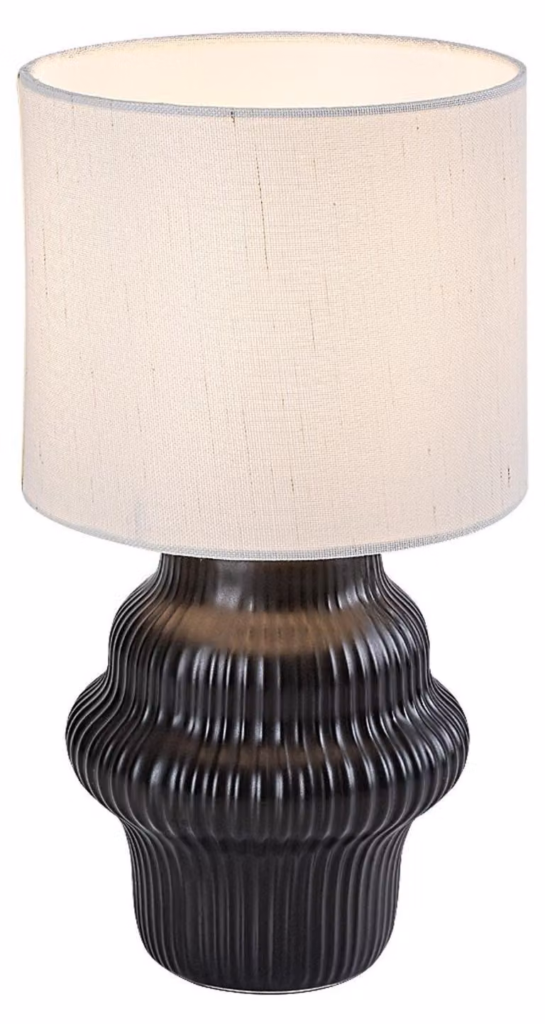 Rabalux 74058 Lampade da tavolo Glimo nero Vetroceramica E14