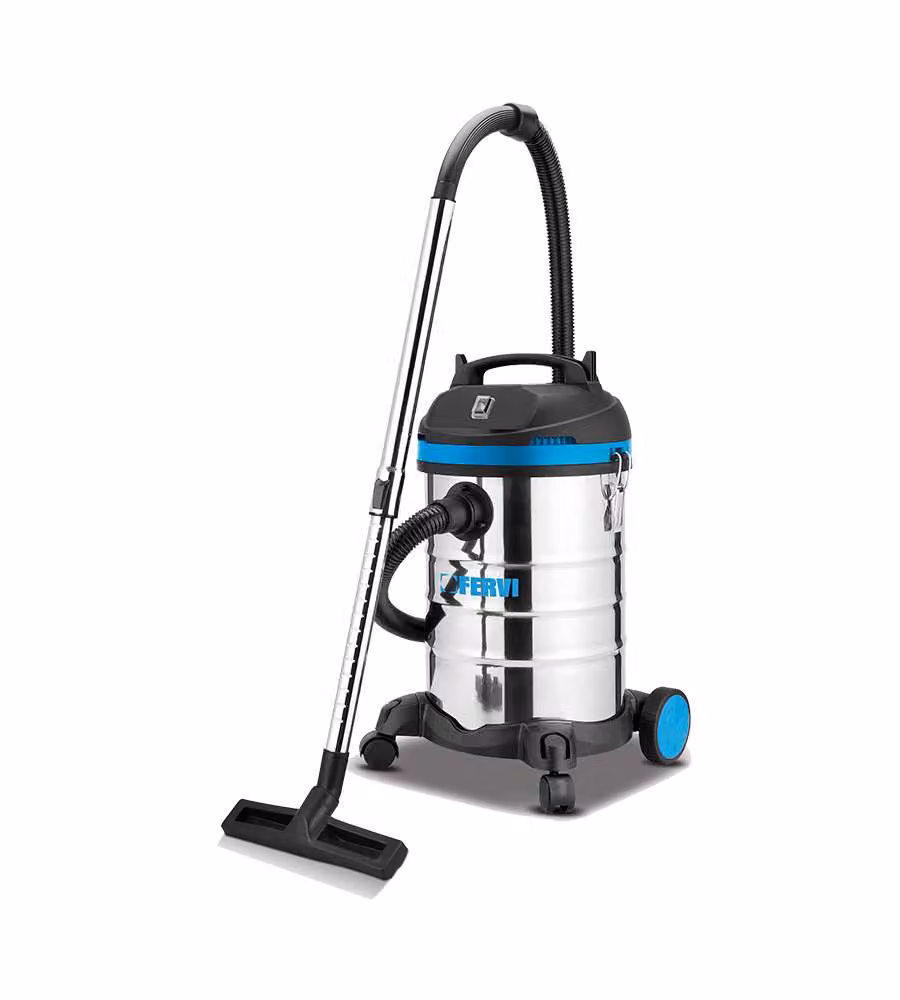 FERVI Aspirapolvere Aspiraliquidi 30L Potente e Versatile con Accessori