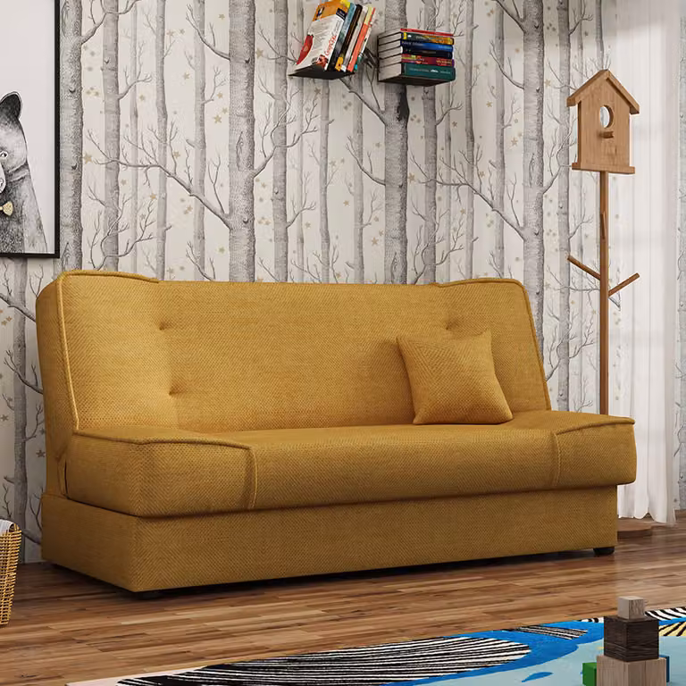 MIRJAN24 Divano letto Gabi con rete, divano a 3 posti, divano con funzione letto, divano letto in stile, divano imbottito da salotto (Enjoy 12)