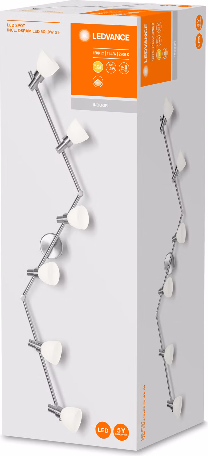 LEDVANCE SPOT Illuminazione superficiale spot G9 LED 11,4 W F