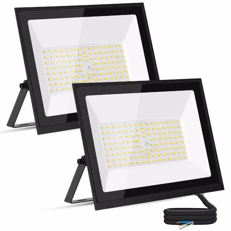 Faretto LED da 100W, 9000 lumen, grado di protezione IP65, luce bianca fredda (6500K), per uso esterno