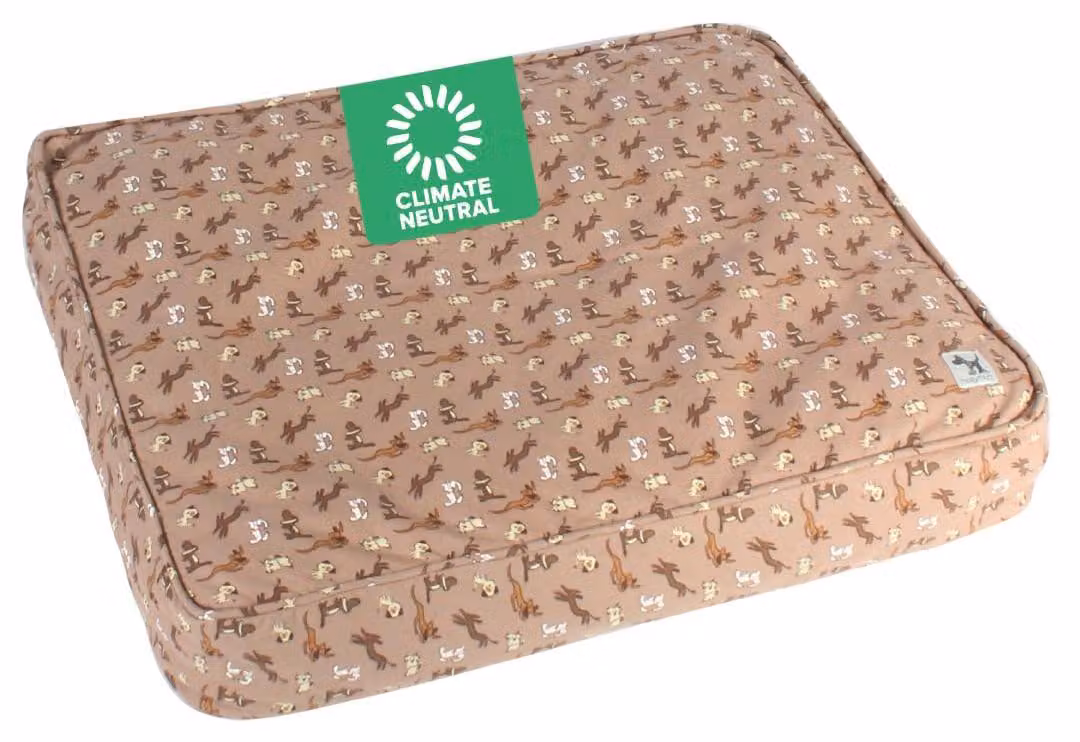 Copertura per cuccia per cani Molly Mutt, adatta a cani di taglia media e grande, con stampa "dormiglione"