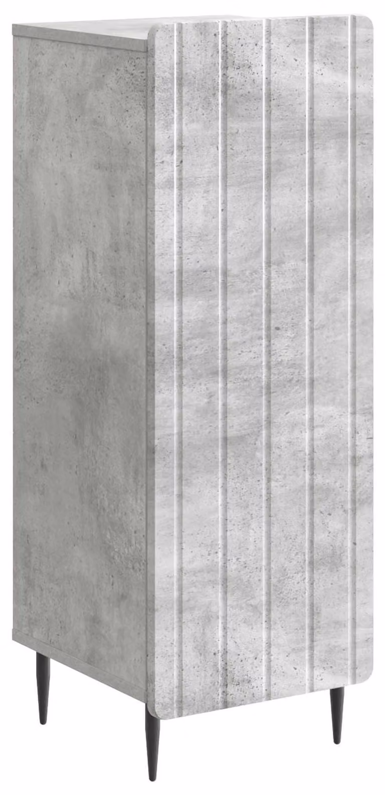 Credenza Grigio Cemento 34,5 x 33 x 92 cm Legno ingegnerizzato