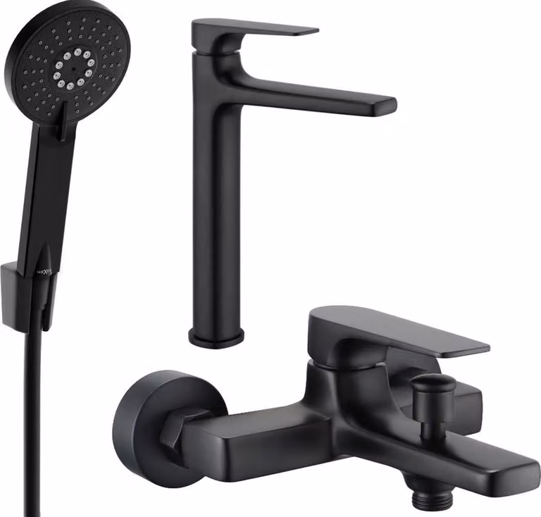 Mexen Lynx R40 set da bagno, nero - 745913R40-70