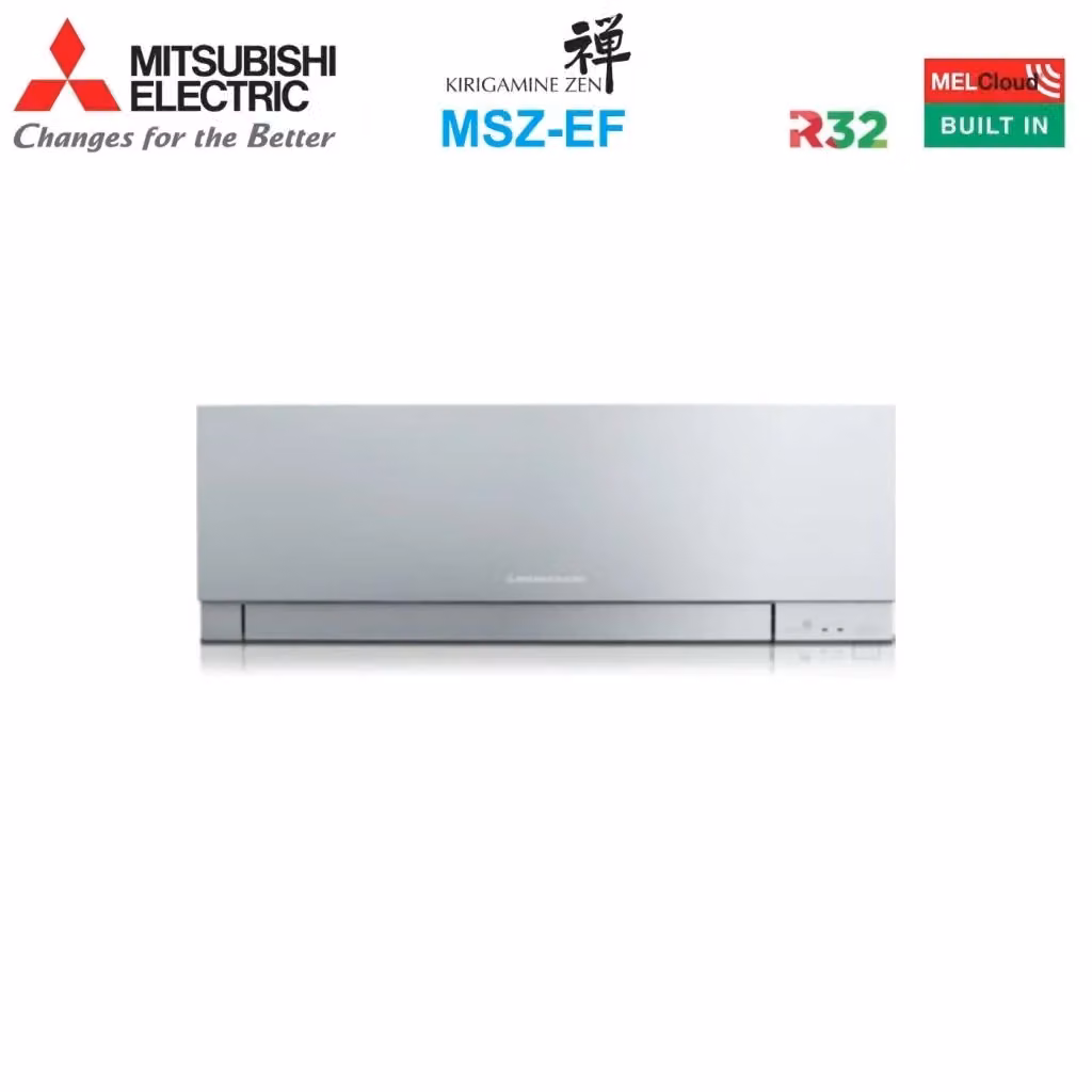 Condizionatore Dual Split Mitsubishi Electric Kirigamine Zen Argento 12+18 con MXZ-3F68VF R-32 e Wi-Fi Integrato – 2