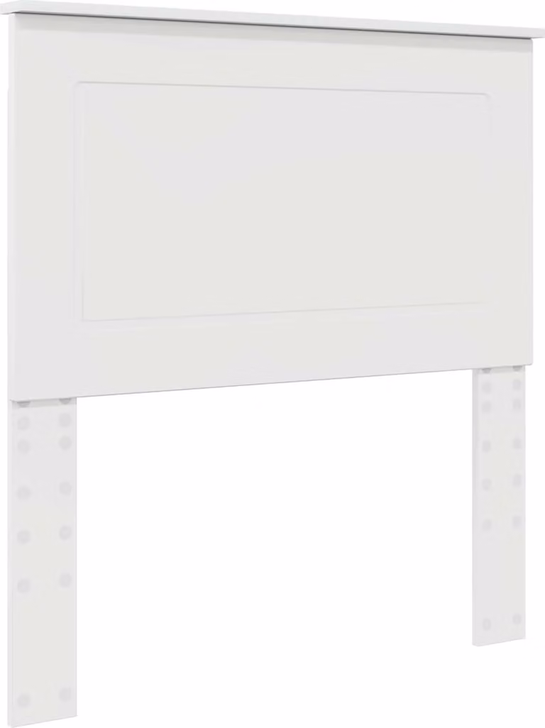 Testiera Bianco Lucido 100 cm Legno ingegnerizzato