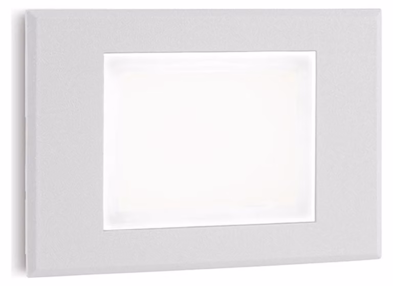Segnapasso In Alluminio Bianco Led 3 W 300 Lm 3000K Spina