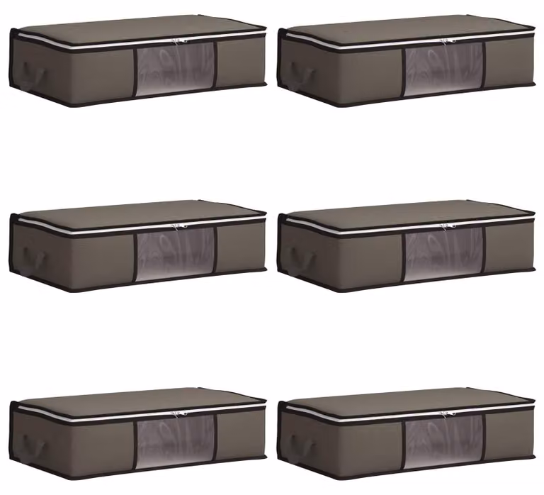 Scatola di stoccaggio con finestra laterale trasparente 6 pcs