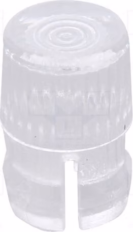 10 lenti trasparenti rotonde da 3 mm per LED, conformi alla norma UL94V-2, modello FIX-LC3-6. Materiale: plastica