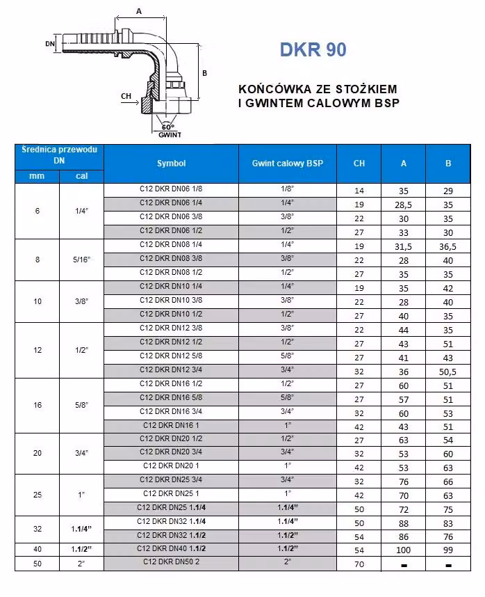 Raccordo a 90° per tubi DN13 1/2"