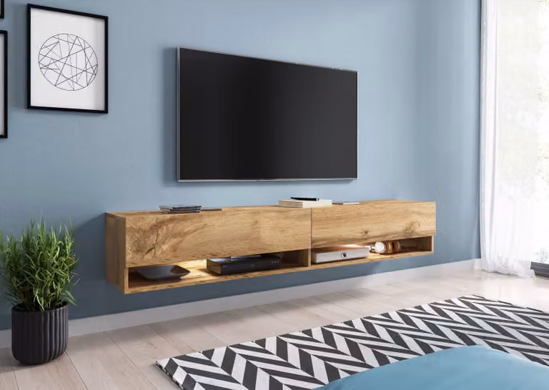 Tavolino per TV CALIBURI 180 - rovere wotan