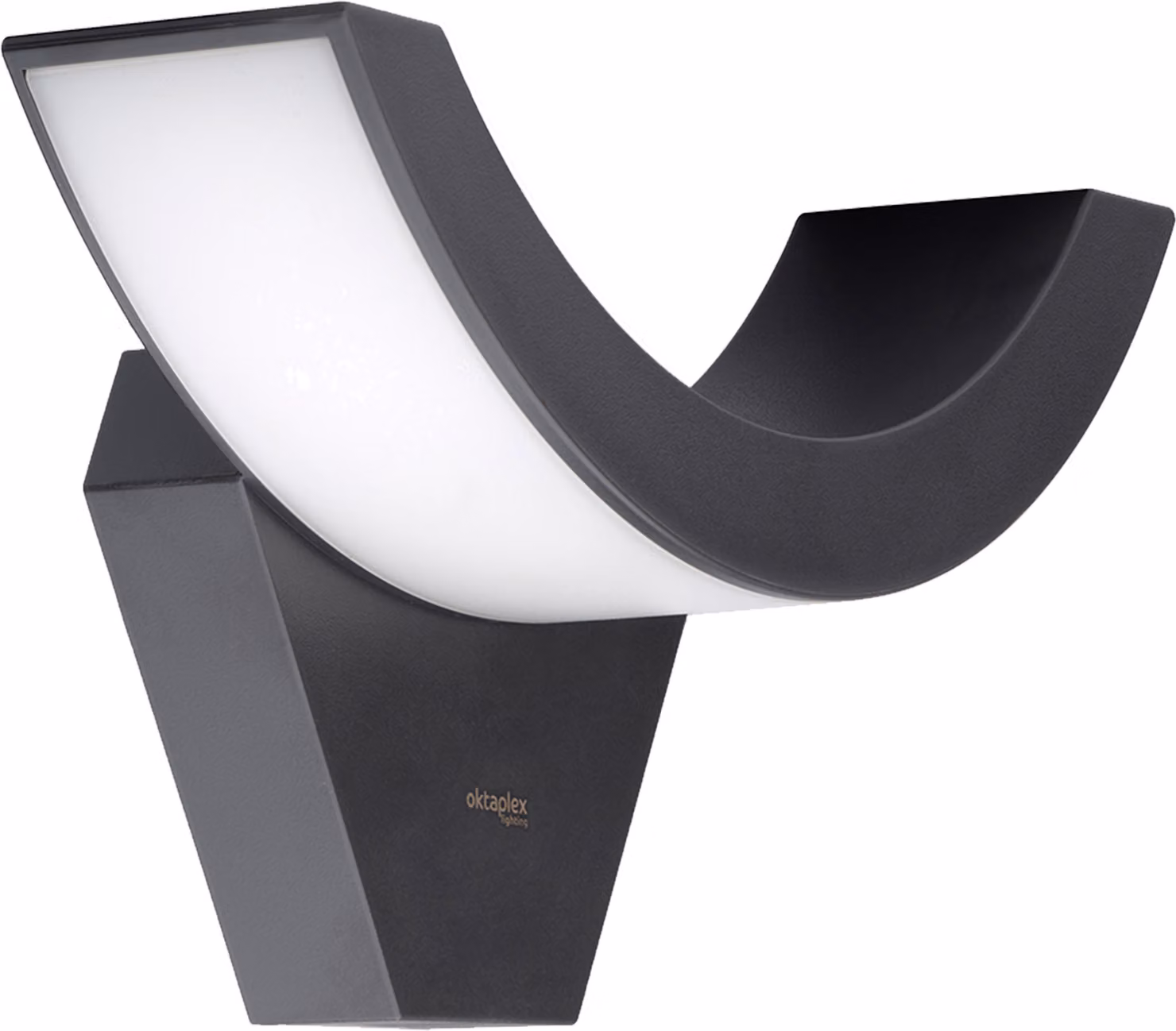 Oktaplex LED luce esterna IP54 230V lampada da parete 3000K bianco caldo LED luce esterna da parete Lima antracite