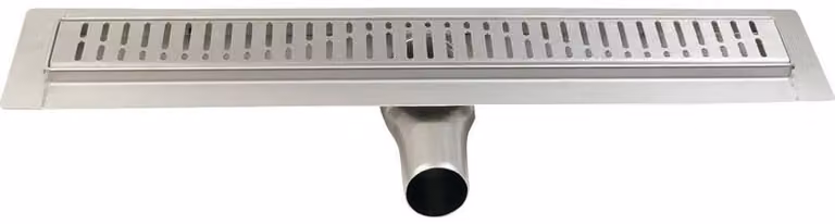 Gelco Manus - Canalina doccia in acciaio inox con griglia ONDA, 1250x130x55 mm GMO18