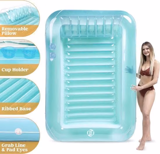 Bagno Inflato - Bagno Inflabile - Vasca Da Bagno Inflabile - Bagno Inflabile Per Adulti - Vasca Da Bagno Inflabile - Bagno Inflabile Ripiegabile