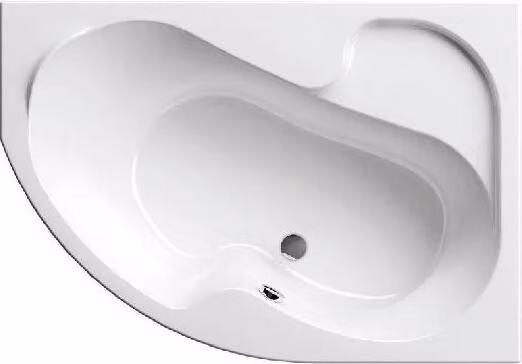 Vasca ad angolo RAVAK Rosa 140x105 cm autentico bianco neve CV01000000