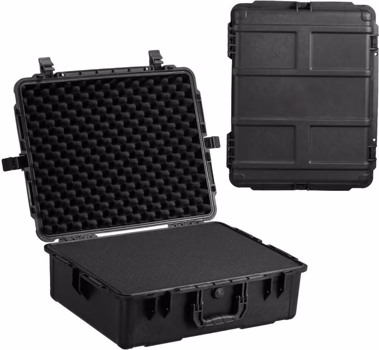 Custodia rigida resistente alle intemperie - Scatola asciutta con maniglia - Soluzione di stoccaggio portatile da 2,4 piedi cubi - Ideale per viaggi e attività all'aperto