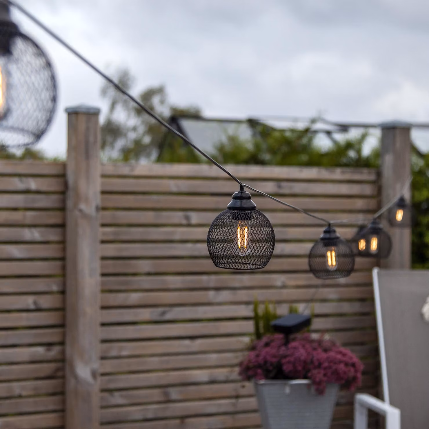 Luci solari a LED 'Sunlight', 8 ww LED