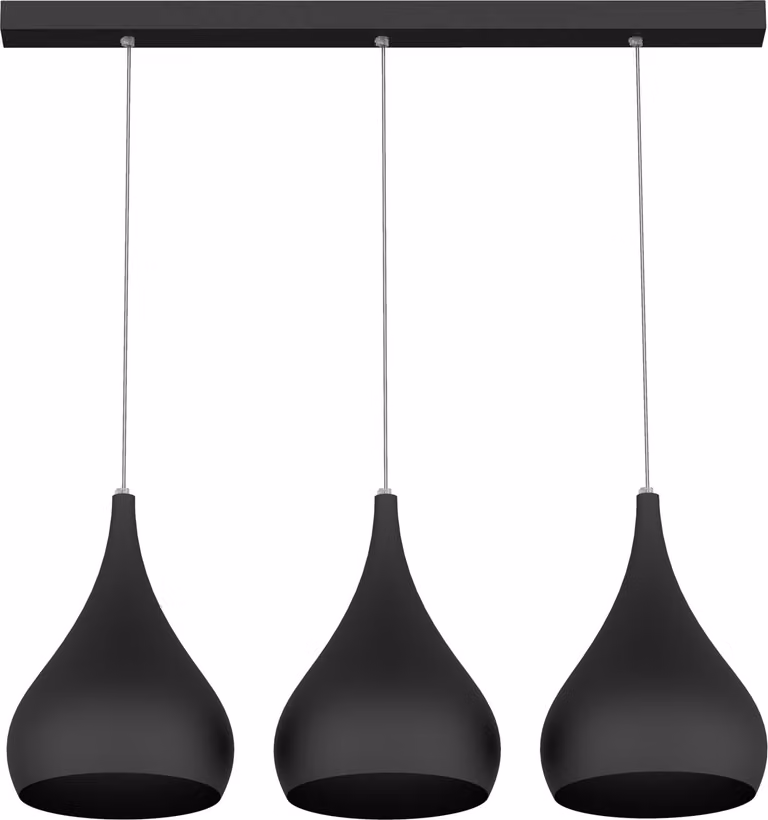 Lampada A Sospensione Calice Lineare X3 Monocolore Opaca