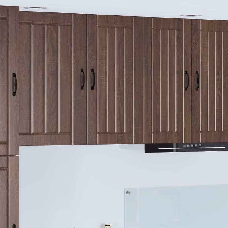 Armadietto a muro moderno vidaXL LUCCA in legno marrone con ante a battente L/P/H: 40 x 31 x 80 cm