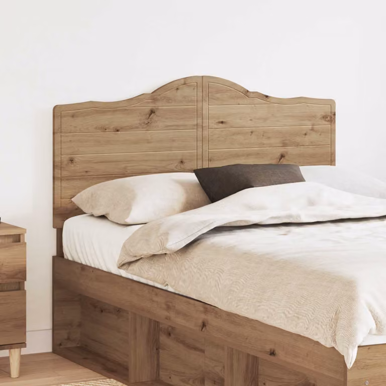 Testiera per letto vidaXL in legno ingegnerizzato Rovere, marrone opaco